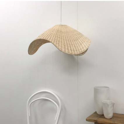 Wave Lampshade natural, 60 x 29 cm