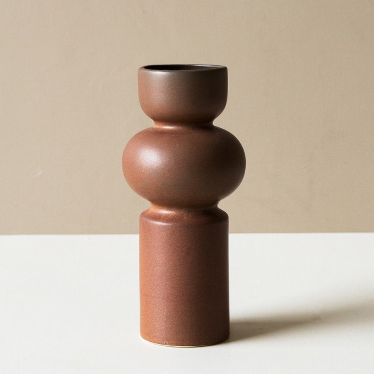 Kiki Vase Brown Medium